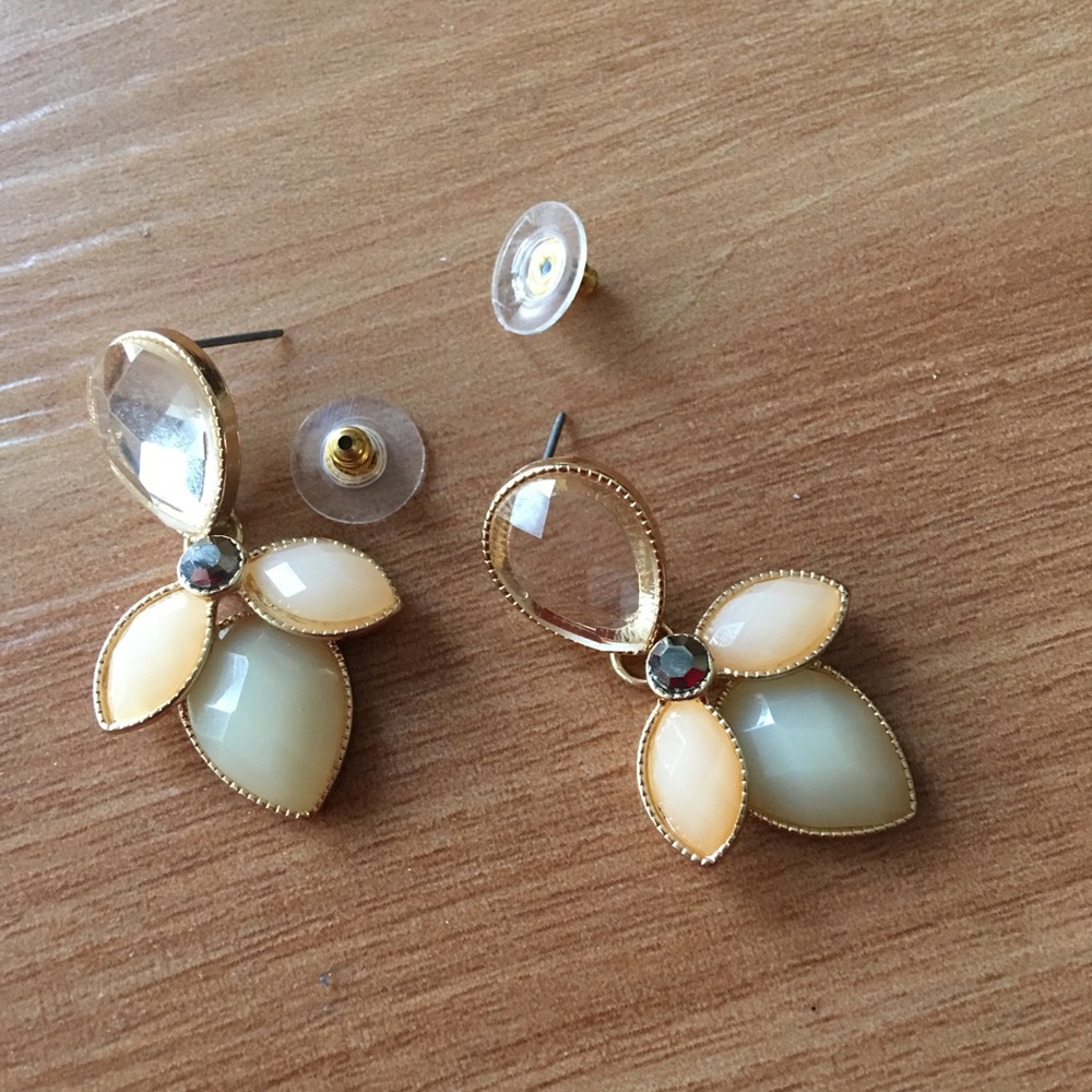 Stony Pretty crystal earrings.
